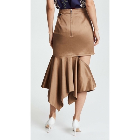 Monse Zip Mermaid Skirt asymmetrical handkerchief - Picture 7 of 13